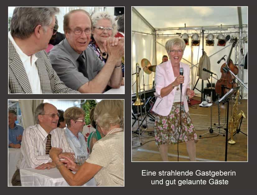 Gastgeberin und Gäste Gastgeberin und Gäste