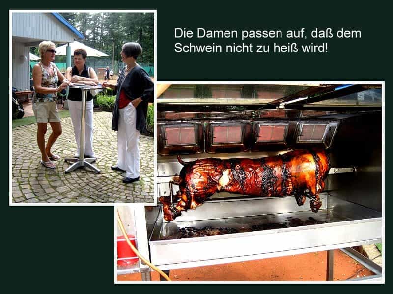 Schwein im Grill Schwein im Grill