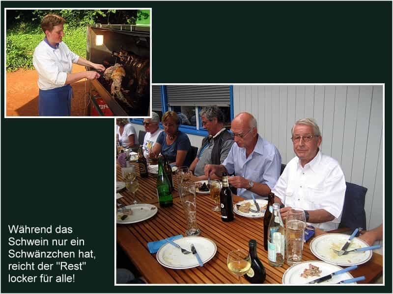 Schweineschwänzchen und Rest des Schweins Schweineschwänzchen und Rest des Schweins