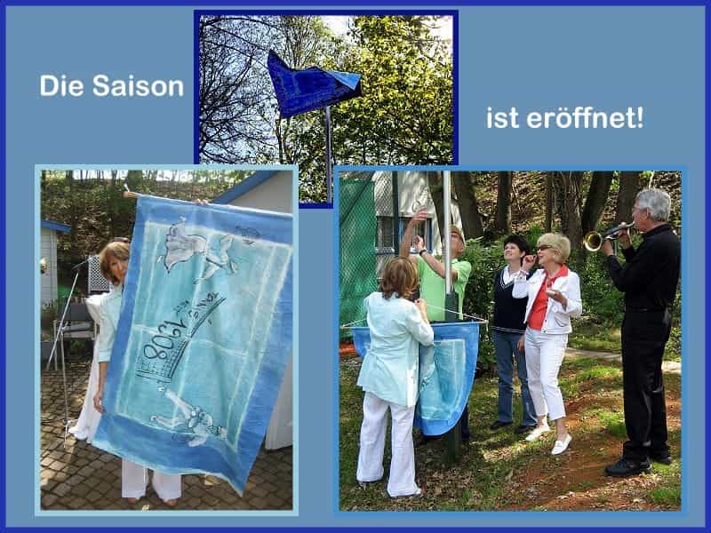 FAhne zur Saisoneröffnung FAhne zur Saisoneröffnung