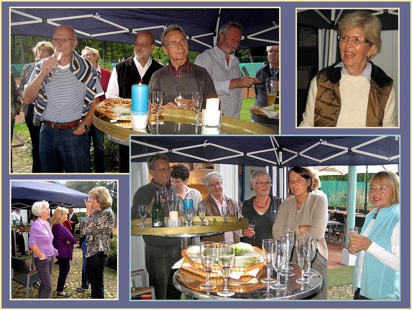 Ein Toast auf die Gastgeber