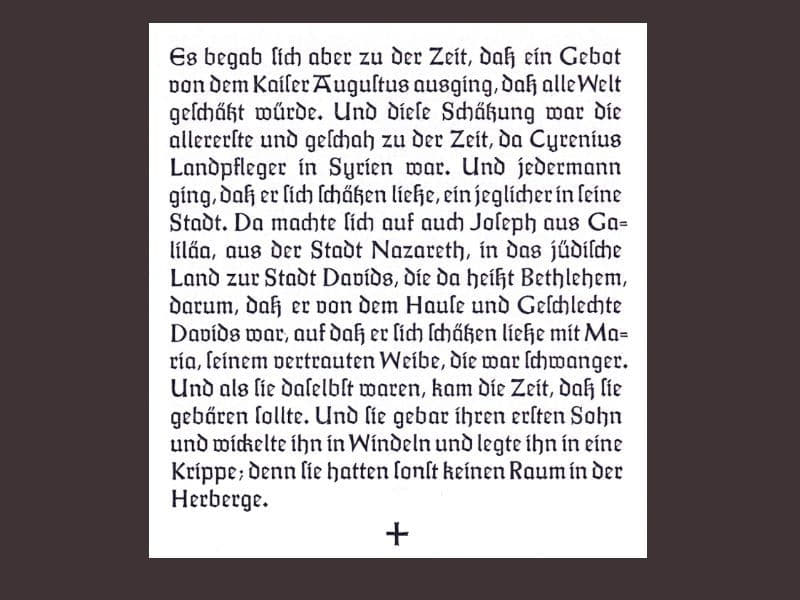 Es begab sich aber ... Es begab sich aber ...
